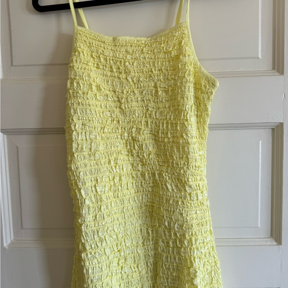 Rue Stiic Isabelle Cami Smock Dress - Lemon Meringue - Picture 5 of 8